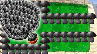 99 Doom Melon Gatling and Doom Scandy Shroom vs 1 Dr.Zomboss Giga | Plants vs Zombies Crumbs mode