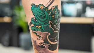 Tattoo Time Lapse - Frog Tattoo