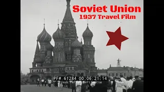 SOVIET UNION TRAVELOGUE FILM  1937  MOSCOW  LENINGRAD / SAINT PETERSBURG     SPORTS PARADE  61284