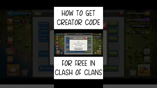 How to get creator code in clash of clans 2023 | creator code full details (Clash Of Clans) #coc