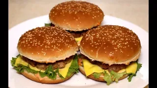 Домашние чизбургеры. 3 варианта приготовления чизбургеров дома.