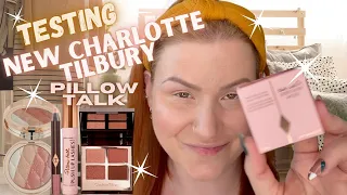 *TESTING* 4 OF THE NEW CHARLOTTE TILBURY PILLOW TALK MAKEUP PRODUCTS