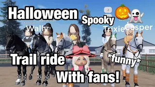 Halloween spooky trail ride in Maple  Springs 🎃👻*FUNNY* *GONE WRONG* // VOICED!