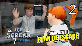 Ice Scream 7: Comienza el PLAN DE ESCAPE Parte 2 - Gameplay en Español