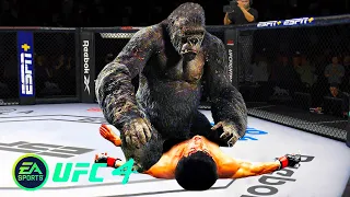 UFC4 Bruce Lee vs King Kong EA Sports UFC 4 PS5