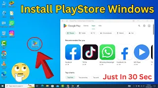 How To Download And Install Google PlayStore Apps On Windows PC Or Laptop 2023 (Easiest Way)