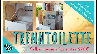 #07 DIY-Trockentrenntoilette für den CAMPER ganz EINFACH selber bauen für unter 270,-€ mit TROBOLO.