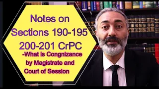 CrPC Notes on Sections 190-195-200-201 CrPC | What is Cognizance by Court | Top Questions