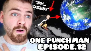 SAITAMA'S HARDEST FIGHT YET??!!?! | ONE PUNCH MAN | Episode 12 | New Anime Fan | REACTION!