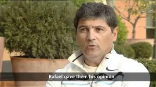 Rafa's string explained by his uncle and coach Toni Nadal