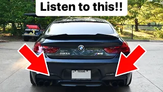 THE BEST EXHAUST FOR BMW M6 and M5 (LOUD)