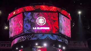 Clippers Intro Video at Crypto.com Arena 10/17/2023