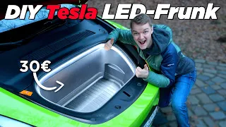 DIY Tesla Frunk LED-Beleuchtung! - Upgrade fürs Model Y und Model 3 | Tips, Tricks & More