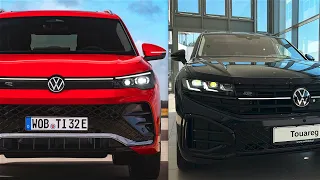 NEW Volkswagen TIGUAN 2024 vs NEW Volkswagen TOUAREG 2024 - INTERIOR comparison