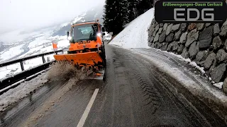 ❄️Snow removal Tyrol❄️Winter service with Unimog U400 from February 2nd, 23