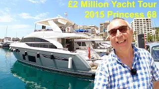 £2 Million Yacht Tour : 2015 Princess 68
