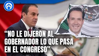 Cuauhtémoc Blanco envía terna para sustituir al Fiscal Uriel Carmona