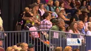 Nicole Deary reacts to Casey Deary's Winning NRHA Open Futurity run