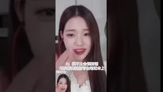 IVE Jang Wonyoung sheds tears during a video call fansign