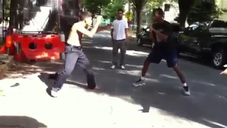 MMA fighter fights Street fighter