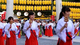 Miko Girl Dance in Japan