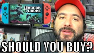 Should YOU Buy Undead Horde for Nintendo Switch?  | 8-Bit Eric | 8-Bit Eric