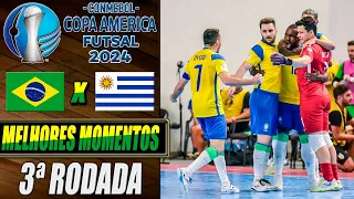 Brasil X Uruguai | 3ª Rodada | Copa América de Futsal 2024 (04/02/2024)