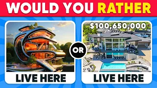 Would You Rather...? Luxury House Edition 🏡 Daily Quiz