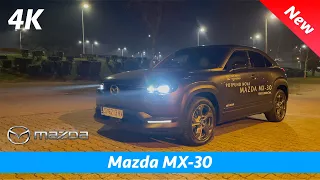 Mazda MX-30 2021 - FIRST Night look in 4K | Launch Edition Luxury Modern (Better than BMW i3)