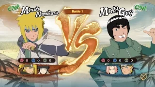 Naruto Shippuden: Ultimate Ninja Storm 4, Minato/Deidara/Hinata VS Might Guy/Sakura/Naruto!