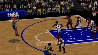 NBA Live 2000 Gameplay Exhibition Mode (PlayStation)