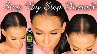 Step By Step How To Use Ebin Wonder Lace Bond SUPREME: Hold, Cutting Lace, No Hairline Loss | PART 1