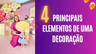 4 principais elementos de uma decoração de festas infantis