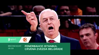 Fenerbahce Beko Istanbul - Crvena Zvezda mts Belgrade TV3 Sport kanalitel!