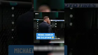 Chandler clapped back at McGregor 👀