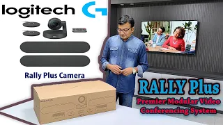 Logitech Rally Plus | Unboxing, Setup and Demo | Crystal-Clear Modular Audio for Video Meetings