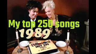 My top 250 of 1989 songs