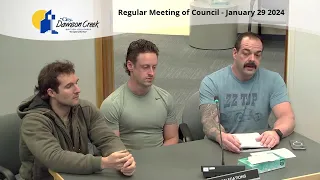 Regular Council Meeting - January 29, 2024