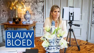 Máxima moedigt aan verhalen te vertellen | Blauw Bloed