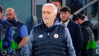 Mourinho crying after the final whistle 😭