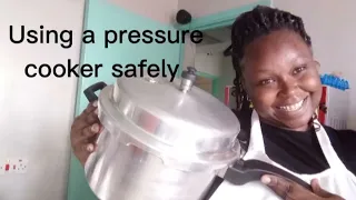 How to safely use a pressure cooker and save time and money/Making pinto beans (Njahi) under an hour