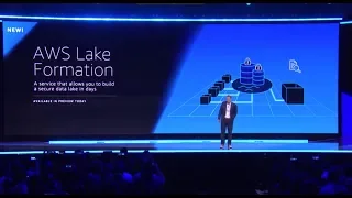 AWS re:Invent 2018 - Announcing AWS Lake Formation