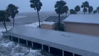 Los impactantes registros que deja el paso del Huracán Idalia en Florida
