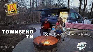 Townsend Tn - KOA CAMPGROUND TOUR & Karen makes her HOT DOG CHILI - RECIPE!