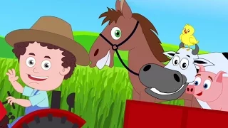 Old MacDonald Had A Farm | Farm Song | Nursery Rhymes | Kids Songs | Baby Rhymes