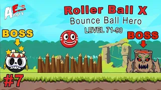 🔴Roller Ball X : Bounce Ball Hero - Gameplay #7 Level 71-90 + BOSS (Android)