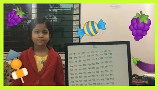 Numbers counting 700-800 Video for children. Counting Seven hundred one to Eight hundred (english)