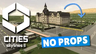 Growth & Detailing of a College Town in Cities: Skylines 2