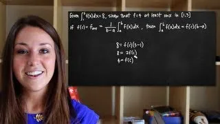 Mean value theorem for integrals (KristaKingMath)