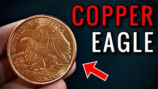 American Copper Eagle Unboxing! (Compared to Silver & Gold Eagles)